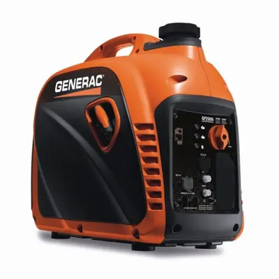 GENERAC Portable Generator: Inverter, Gasoline, 2,200 W Running, 2,500 W Starting - Inverter Generators