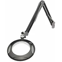 O.C. WHITE Round Magnifier Light: LED, 2x, 4 Diopter, 1,500 lm Max Brightness, 43 in Arm Reach (MPN 62400-4-B)