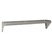 ADVANCE TABCO Wall Shelf: 36 in x 11 in x 9 in, 11 in x 11 in, 60 lb Load Capacity, Aluminum, Satin (MPN WS-KD-36-GR)