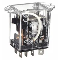 OMRON Flange Mount Relay: Surface (Top Flange) Mounted, 15 A Current Rating, 24V AC, DPDT (MPN LY1F-AC24)