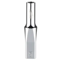 This 1/4 in drive, 5 mm socket is a 6-point deep chrome anti-roll hand socket. The deep well design provides extended reach for recessed fasteners, while the 6-point configuration reduces fastener rounding. Suitable for tightening or loosening metric fasteners in automotive, mechanical, and industrial assembly applications.