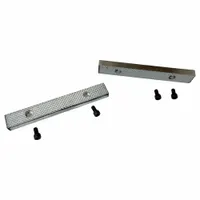 PALMGREN Standard Jaw Plate Kit: Steel, For 4 in Vise Jaw Wd, Fasteners, Works with 814KK3, 9629744 (MPN 965079001)