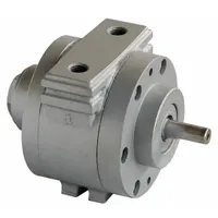 SPEEDAIRE Air Motor: 0.42 hp, 13.5 in-lb Torque, 6,000 RPM, 30 cfm, Foot/Hub, 1/4 in NPT, CCW (MPN 22UX58)