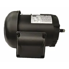 Totally enclosed fan-cooled (TEFC) 3-phase AC motor with C-face and rigid base mounting. Rated 1/4 hp, 1,160 RPM at 60 Hz, 230/460V AC, full load current 1.09/0.545 A. Suitable for industrial applications such as pumps, fans, conveyors, and machine tools.