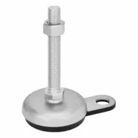 JW WINCO Male-End Leveling Mount: Swiveling Stud, 1/2"-13 Thread Size, 1.97 in, 4,496 lbf Capacity (MPN 33-50-1/2X13-75-B1-SK)