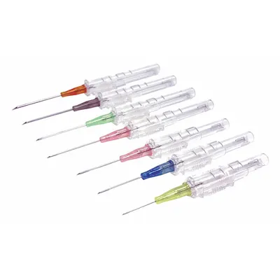 MEDSOURCE Safety Catheter: Stainless Steel, 16 ga Needle Gauge, Polyurethane - Safety IV Catheters
