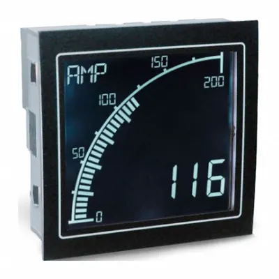 TRUMETER Current Meter: 9 Display Span - Min, 9,999 Display Span - Max, 12 V AC – 24 V AC - AC Current Digital Panel Meters