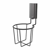 GATOR MAGNETICS Magnetic Cup Holder: MIDI Magnetic Hook 25lb Capacity, Cup Holder, Steel, Black (MPN 300015)