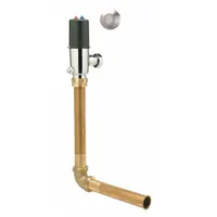 ZURN Automatic Flush Valve: 2.4 gpf Gallons per Flush, 14 1/2 in Rough-In, Concealed, Back, Piston (MPN ZP6800-PWS-NES-BATT)