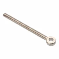 AMPG Fixed Rod End: Stainless Steel, Plain, 5 in Hole Center-to-End Lg, Right Hand, 3/8 in Eye Thick (MPN ZEB108)