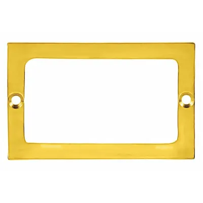 ROCKWOOD Badge Holder: Horizontal, 4 1/4 in Badge Pouch Wd, 2 1/2 in Badge Pouch Ht - Sleeves & Holders for Badges