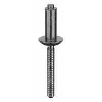 Blind Rivet,2.165 in L,0.25 in dia,PK25: Inch, 2 11/64 in Overall Lg, 41/64 in Body Lg, Dome, 25 PK (MPN MBCP-R8-M7-PKT)