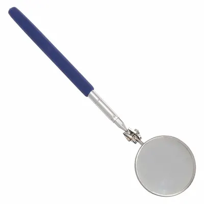 WESTWARD Inspection Mirror: 2 1/4 in Dia Mirror Size, Mirr. Mat. Glass - Standard Inspection Mirrors