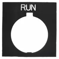 Legend Plate: 30 mm Panel Mounting Size, Rectangular, 1 in Overall Ht x 1 1/2 in Overall Wd (MPN HT8SP31)