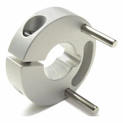 RULAND MANUFACTURING Controlflex Coupling Hub: 1° Angular Misalignment, 0.7 mm Axial Motion - Double Insert Hubs for Round Shafts