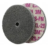 SCOTCH-BRITE Unitized Wheel: 6 in Dia x 1/2 in W, 5/8 in Arbor Hole, Silicon Carbide, Fine, Soft (2) (MPN 7100106744)