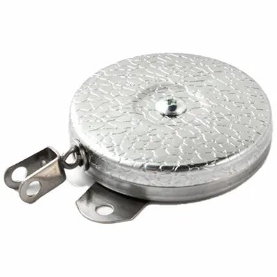 KEY-BAK Retractable Tether: Metal, 48 in Key Retractor Extended Lg - Retractable Key Clips & Reels