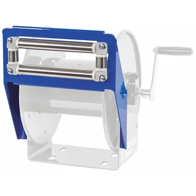 COXREELS Roller Guide: For 100 Series Reel Series, Stainless Steel, Blue, Steel - 4-Way Top Roller Guide Assemblies for Hose Reels