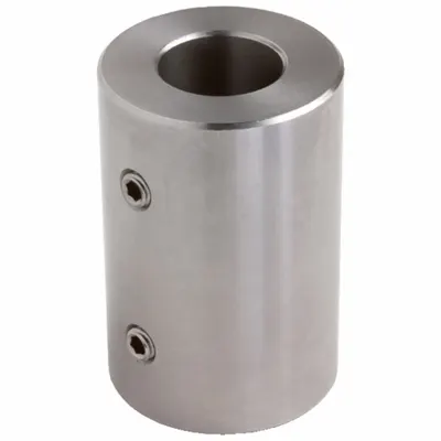 CLIMAX METAL PRODUCTS Rigid Shaft Coupling: 1 in Bore Dia 1, 1 in Bore Dia 2 - Set Screw Rigid Shaft Couplings