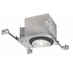 Downlight: New Construction, 4 in Dia, 900 lm, 2700K, 11.6 W, 120V AC (MPN IC1LED G4 09LM 27K 90CRI 120 FRPC). Key specifications — Voltage: 120V AC; Trim Color: Available Separately; Brand: LITHONIA LIGHTING; Ceiling Type: Flat Ceiling; Reflector or Baffle Color: No Reflector or Baffle; Trim Style: Available Separately; Dimmable: Yes; Color Temperature: 2700K.