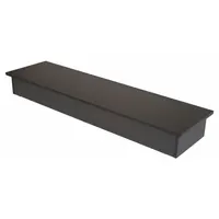 ECONOCO Wood Base: 6 in Overall Ht, 16 in Overall Wd, 60 in Overall Lg, 150 lb Load Capacity (MPN WD6016-BK)