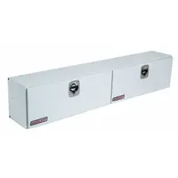 WEATHER GUARD Topside Truck Box: Topside Truck Box, Double Drop-Down Doors Lid, D-Handle, Steel (MPN 297-3-02)