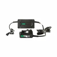This adapter powers Metabo HPT 36V MultiVolt cordless tools from a wall outlet. It features one port and is supplied as the adapter only, without battery or charger. Suitable for workshop or production line use where extended runtime is needed