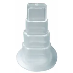 Transparent white polyethylene adhesive bottle cap and tip with lid ring. Designed for use with the 3KZP4 model. Supplied in a 5-pack for dispensing adhesives.