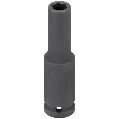 WESTWARD Impact Socket: 1/4 in Drive Size, Metric, 4.5 mm Socket Size, 6-Point, Deep - 1/4" Drive Impact Sockets