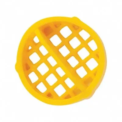 TENNANT Air Filter: Plastic, 1/4 in Overall Lg, 2 1/4 in Overall Wd, Yellow - Filters for Floor Cleaning Machines