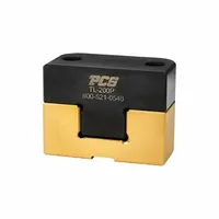 PCS Mold Lock: Black and Gold, Tool Steel, Hardened, Precision Ground, Melonite Male Finish, A-2 (MPN TL-150P)