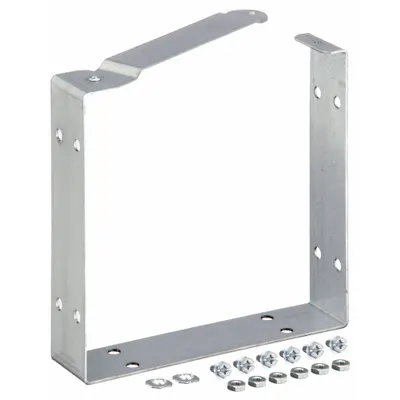 HOFFMAN Wireway U-Connector: 4 in Wd, 4 in Ht, 16 ga Gauge, 1, Without Knockouts - Connectors for Indoor Wireways