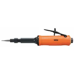 This air-powered straight die grinder delivers 0.3 hp and a maximum speed of 28,000 RPM. It accepts a 1/4 in collet and is suited for precision grinding, deburring, and surface finishing in metalworking and fabrication applications.