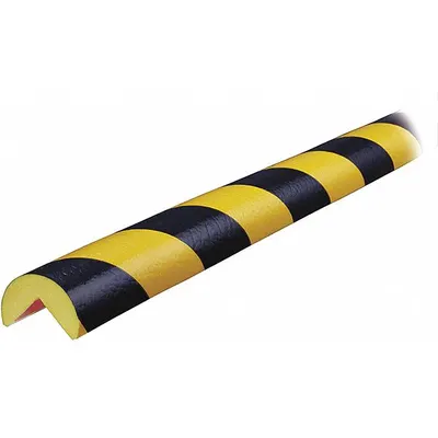KNUFFI Corner Guard: Polyurethane Foam, Round Shape, 197 in Overall Lg, 1 in Overall Thick - Corner Protectors