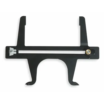 WESTWARD Brake Shoe Resetting Gauge: Internal/External Jaws, 11 3/16 in Overall Lg - Brake Servicing Tools