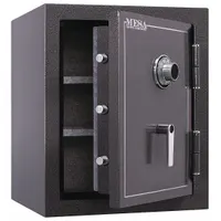 Safe: Mechanical Combo Lock, 4 cu ft Capacity, Steel, 26 1/2 in H x 22 in W x 25 in D, Fire Rated (MPN MBF2620C)