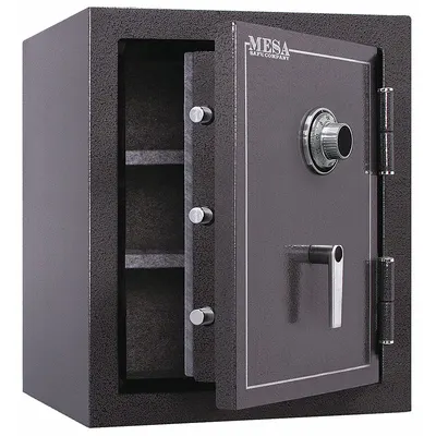MESA SAFE Safe: Mechanical Combo Lock, 4 cu ft Capacity, Steel, 26 1/2 in H x 22 in W x 25 in D - Free-Standing Security Safes