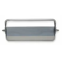 Flat rectangular mirror for the passenger side of commercial vehicles. Measures 16 inches by 7 inches. Non-heated, non-motorized design provides a clear view to reduce blind spots during lane changes and backing
