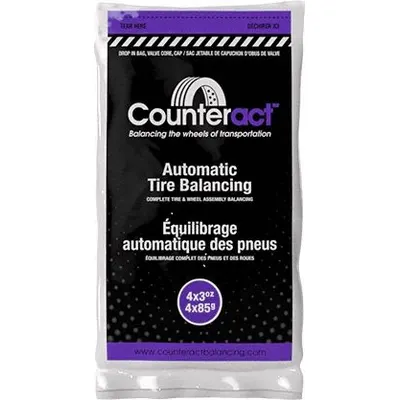 COUNTERACT Balancing Beads: Wheel Balancing Beads, Trucks, Glass, Purple