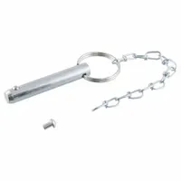CURT Replacement Jack: Swivel Jack Pin, CURT Pipe Mount Swivel Jacks, 3 1/2 in Long Chain (MPN 28934)