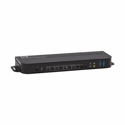 EATON TRIPP LITE Switch: USB Port, (5) DisplayPort Female, (10) 3.5 mm Female - Wall- and Desk-Mount KVM Switches