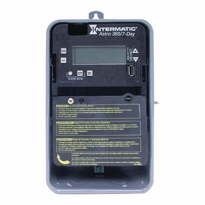 INTERMATIC Electronic Timer: 7 day, Astronomic, 120-277V AC, SPDT - Digital Timer Switches