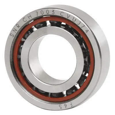 NTN Angular Contact Ball Bearing: 7007, 1 Row, Matched, Duplex, 17°, Open, ABEC 7 - Duplex Angular Contact Bearings