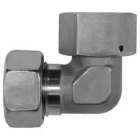 BRENNAN INDUSTRIES Compression Fitting Elbow: 10 mm OD x 10 mm OD size, Compression x Metric, Volz (MPN D6500-L10-L10-SS)