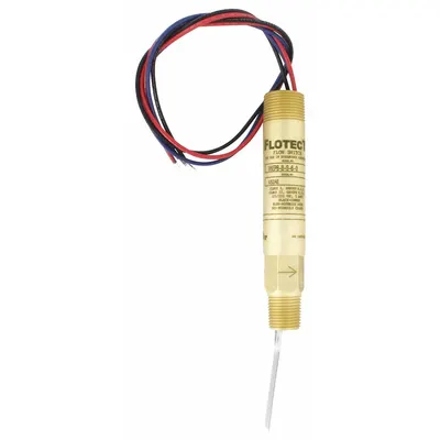 Dwyer Liquid Flow Switch: Paddle, 1/2 in/1/4 in/2 in/3/8 in For Pipe Size, Brass - Insertion-Style Hazardous-Location Switches for Liquids