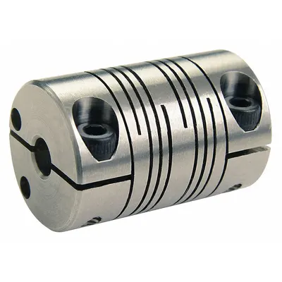 RULAND MANUFACTURING Motion Control Coupling: 3° Angular Misalignment, 1/2 in Bore Dia 1, Inch - General Purpose Clamp-On Beam Shaft Couplings