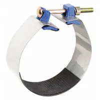 SMITH-BLAIR Repair Clamp: For 2 in Pipe, 3 in Overall Lg, 304 Stainless Steel, Nitrile Rubber Gasket (MPN 24500023803000)