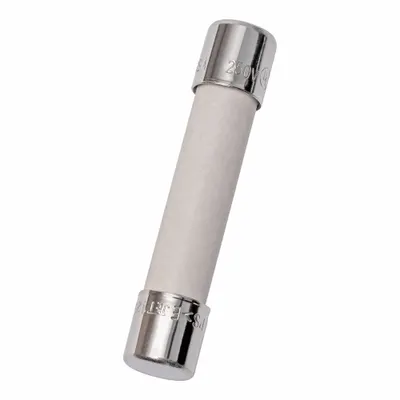 MERSEN Fuse: GSA Series, Time-Delay, 750 mA, 250 V AC, Non-Indicating, 1/4 in x 1 1/4 in - Time-Delay Cylindrical Fuses