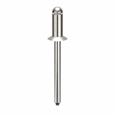 OEM Flush-Mount Blind Rivet, 0.188" Dia, 1 11/16" Overall Length, 250-Pack - Flush-Mount Blind Rivets