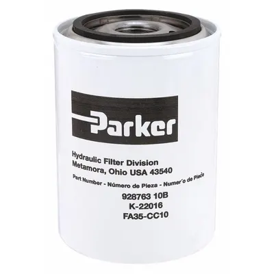 Parker Hydraulic Filter Element: 20 gpm Max. Flow, 150 psi Max. Pressure - Replacement Canisters for Return Line Hydraulic Filters